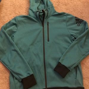 Adidas zip up with hoodie. Men’s size L